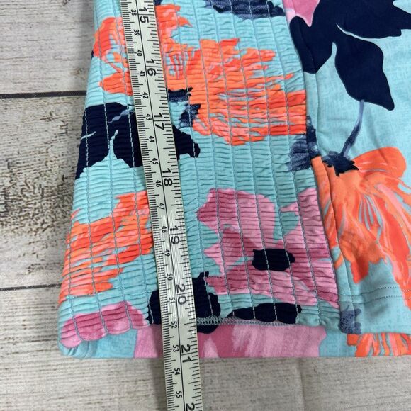 Seafolly Tankini Blue Floral Padded Swim Tank Top Size 10 - Picture 8 of 8